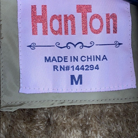 HanTon Mocha colored puffer coat. - Picture 2 of 7